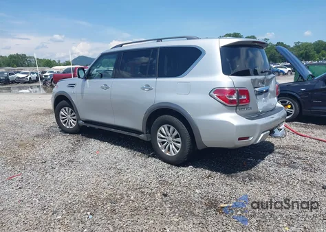 2017 Nissan Armada Sv z USA, uszkodzony, nr VIN JN8AY2NC1H9510171